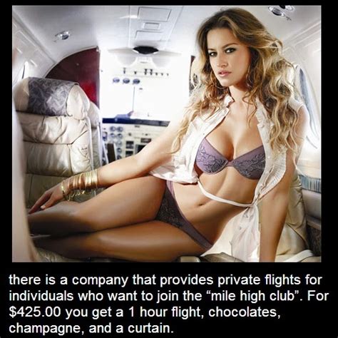 Did You Know That There Is Private Flights For Individuals Who Want To Join The Mile High Club