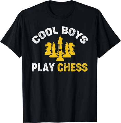 Cool Kids Play Chess Boys National Chess Day Chess T Shirt Amazon