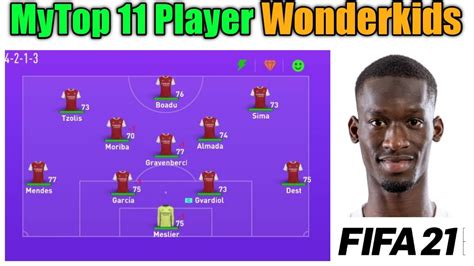 11นักเตะดาวรุ่งแถมราคาถูก Fifa 21 Player Career Wonderkids Youtube