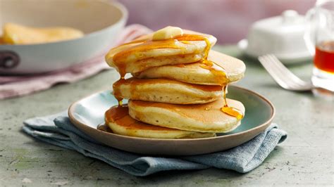 Fluffy American Pancakes Recipe Bbc Food