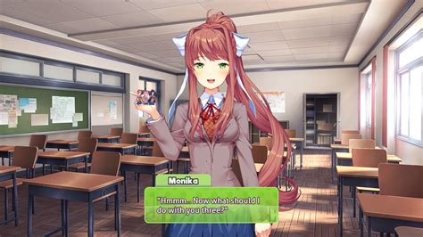 The Original Game But Monika Shrinks The Other Girls And You Decide