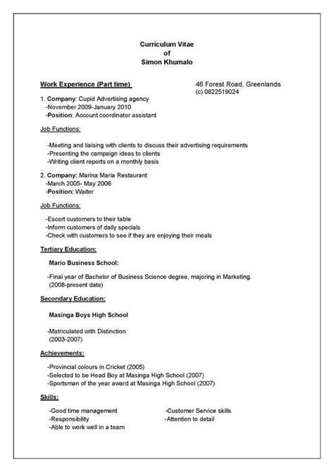 How to write a cv or curriculum vitae (example included). How to put awards on resume example