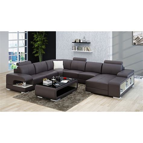 Royal Elegant Living Room Furniture Sets Full Leather Sofa Love Set In Living Room Sofas From