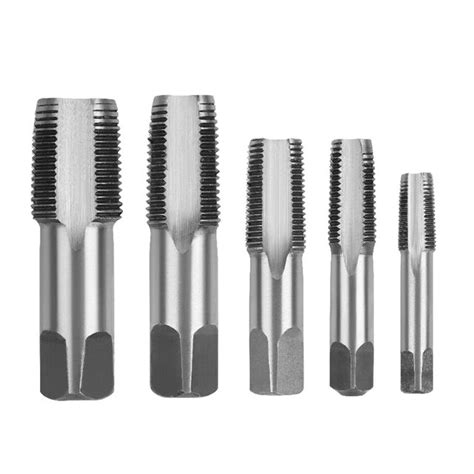 Horusdy 5 Piece Npt Pipe Tap Set Sizes 18 14 38 12 And 58 Off