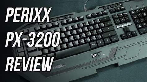 Perixx Px 3200 Programmable Backlit Gaming Keyboard Review Youtube