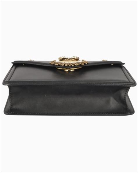 Bolsa Dolce Gabbana Original Medium Devotion Preta Feminina