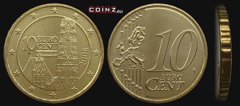 Coinzeu • 10 Euro Cent From 2008 Austrian Coins