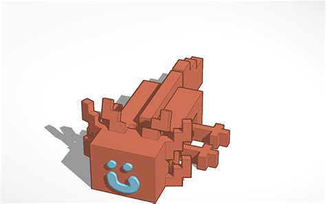 3d Design Axolotl Tinkercad