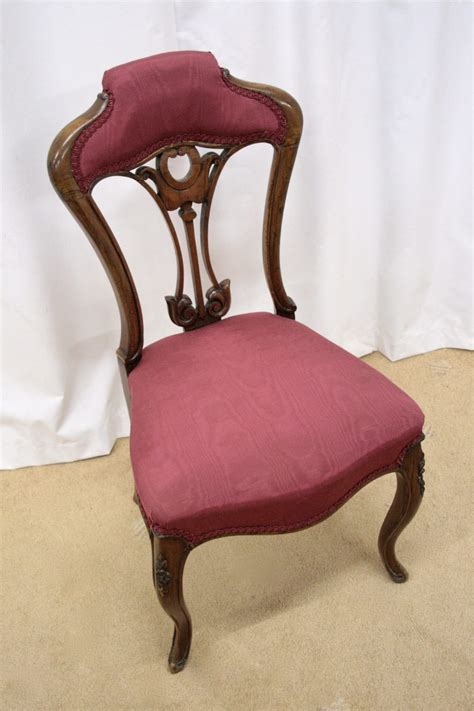 Six Victorian Walnut Dining Chairs Antiques Atlas
