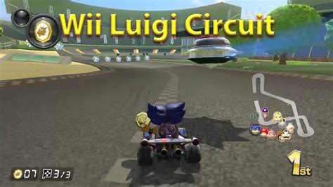 Wii Luigi Circuit In Mario Kart 8 Deluxe Poc Youtube