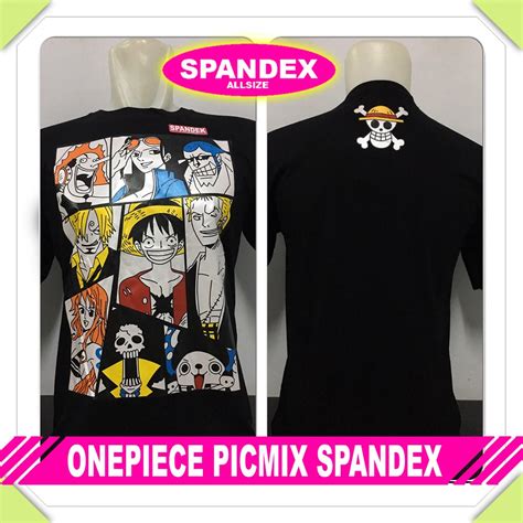 Jual Pakaian Kaos Pria Anime Kartun Onepiece Picmix Monkey D Luffy