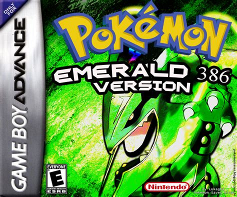 Pokemon Emerald 386 Cover Art Box By Lukagba On Deviantart