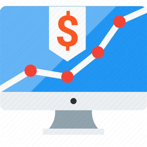Analytics, dollar, earning, income, monetization, profit, sales icon