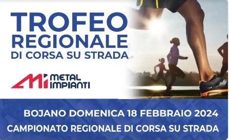 Campionati Regionali Di Corsa Su Strada A Bojano Promuovere L Atletica