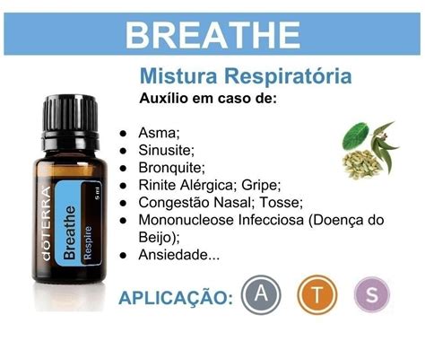 Óleo Essencial Breathe Respiratório Doterra® 15ml Importado R 15000