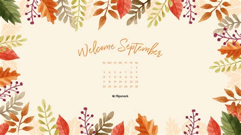 Download Your September Calendar Wallpaper Is Here Get It By