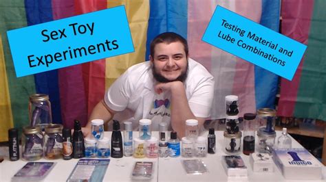 Mason Lukes Sex Toy Experiments Testing Material And Lube Combos