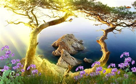 3d, christmas, holidays, nature, animals, waterfalls, clocks and more. Download Beautiful Landscape Screensaver - Animated ...