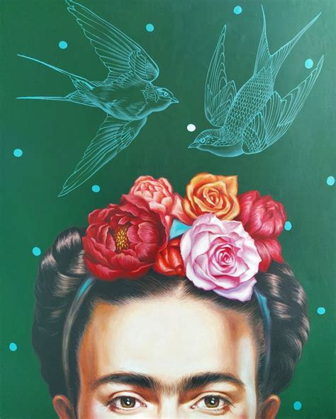 Pop Stars Print Frida Kahlo Original Poster Art Print On Paper Fashion