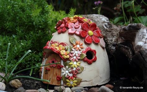Ideal, um vögel in ihren garten zu locken. Wichtelhaus - Keramik-Fleury - Keramik für Haus und Garten