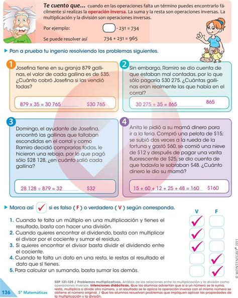 Guía mda 5 grado contestada es uno de los libros de ccc revisados aquí. Te cuento que… cuando en las operaciones falta un término ...
