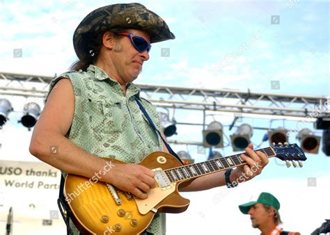 Legendary Rock Star Ted Nugent Performs Editorial Stock Photo Stock