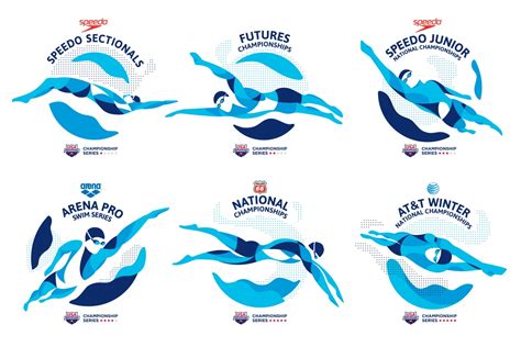 Usa Swimming Rebrands Championship Logo Portfolio