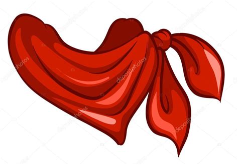 A Red Scarf — Stock Vector © Interactimages 49029247