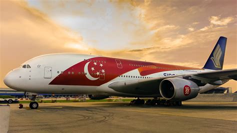 Singapore Airlines Unveils Sg50 Livery On Its A380 Bangalore Aviation