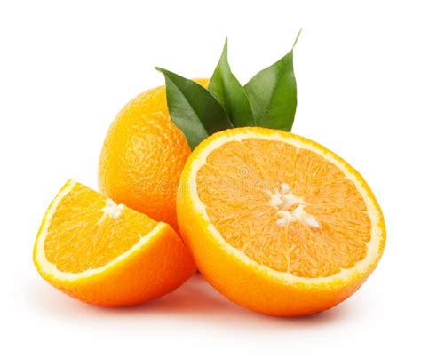 Ripe Oranges With Leaves Stock Image Image Of Objects 30254831