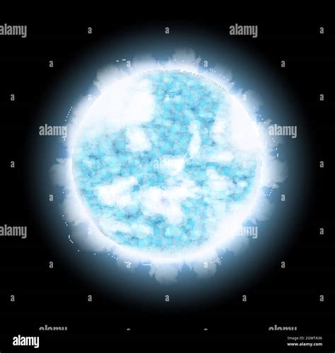 Bright Blue Illustration Galaxy Design Hi Res Stock Photography And