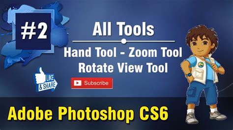 Launch the adobe photoshop cs6. #2 Zoom Tool, Hand Tool and Rotate view tool | Adobe Photoshop cs6 | Hindi - YouTube