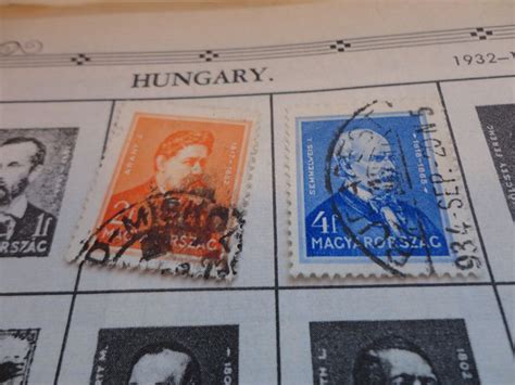 Oldrare Postage Stamps From Hungary Postage Stamps Stamp Collecting
