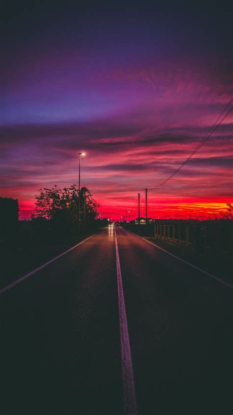 Orange aesthetic summer aesthetic aesthetic vintage aesthetic photo aesthetic pictures aesthetic collage travel aesthetic 1970s bohemian diesel on instagram: Night street!! (With images) | Sunset wallpaper, Sky aesthetic, Beautiful wallpapers