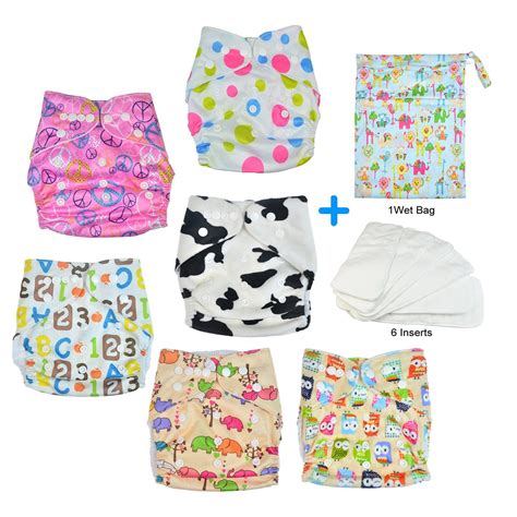 Buy Happycell Reusable Baby Pocket Cloth Diapers And Accessories 6