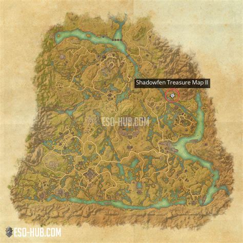 Shadowfen Treasure Map Ii Eso Hub Elder Scrolls Online