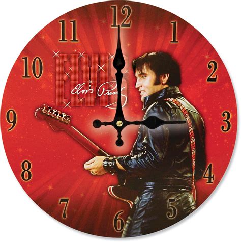Amazon.com: Midsouth Products Elvis Presley Clock - Elvis in Front of