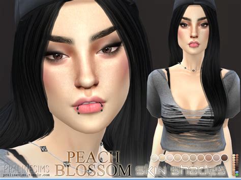 Ps Beach Blossom Skin Shades By Pralinesims At Tsr Sims 4 Updates