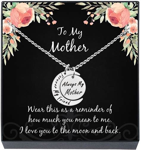 Mothers Day Necklace Jewelry For Mom Best Mom Jewelry Ts I Love