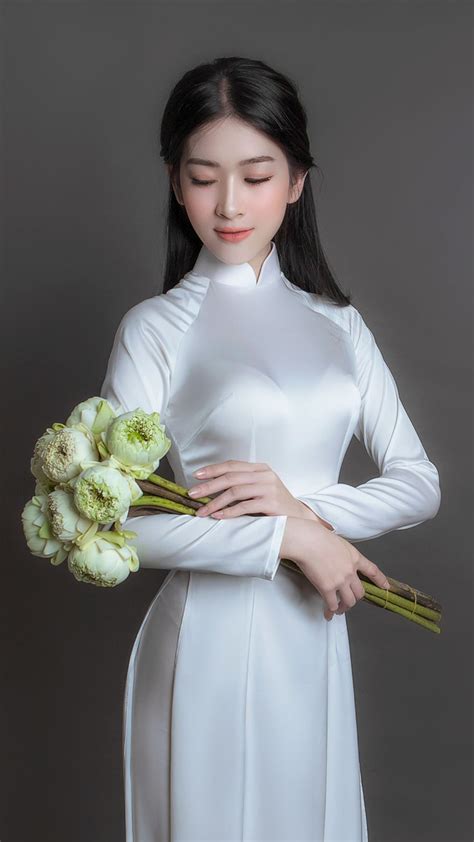 Satin Dresses Beautiful Asian Women Asian Fashion Fashion Beauty Vietnam Dress Girls Long