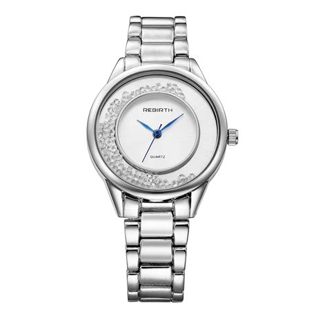 rebirth women fashion luxury watch reloj mujer stainless steel quality diamond ladies quartz