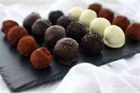 It's in a lot of bucke. Chocolate Truffles with a Difference - Makes, Bakes and Decor