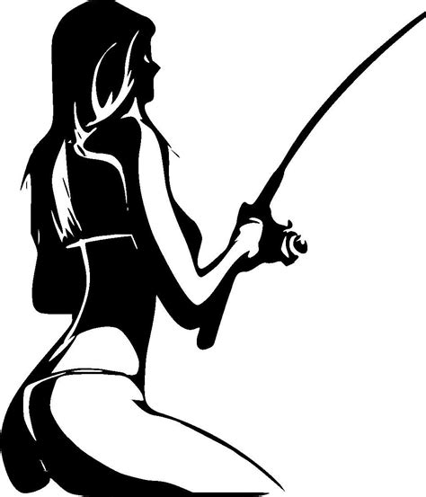 Download Girl Fishing Silhouette at GetDrawings | Free download