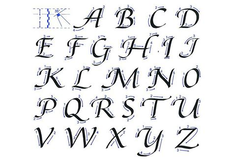 In my original basic hand lettering post, i shared that the secret to great looking script is to thicken the down. So lernen Sie die Schriftarten der Kalligrafie und des Handletterings