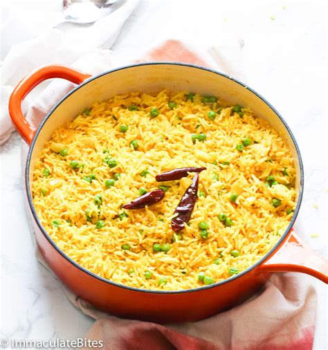 Yellow Rice - Immaculate Bites