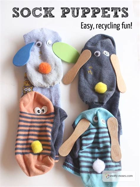 Easy Peasy Sock Puppets