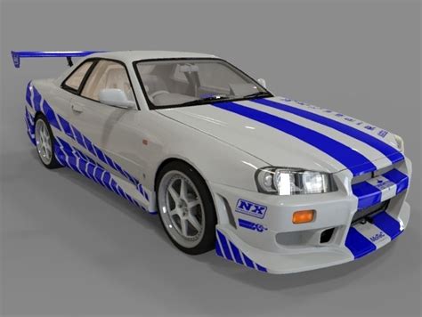 3d Model Nissan Skyline Gtr Fast And Furious Cgtrader