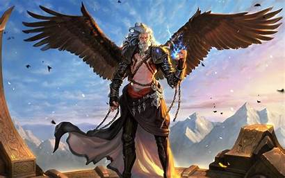 Angel Warrior Fantasy Wings Zeus Prisoner Wallpapers
