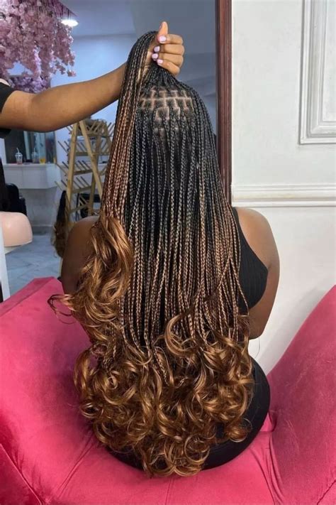 French Curl Crochet Braids In 2023 Pretty Braided Hairstyles African