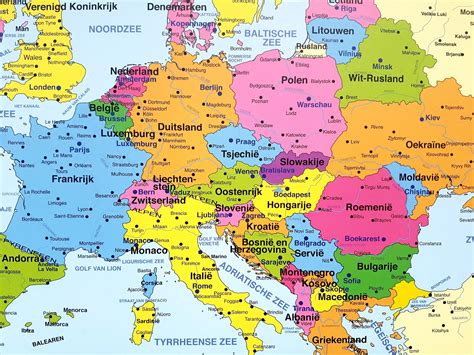 Kaart Europa